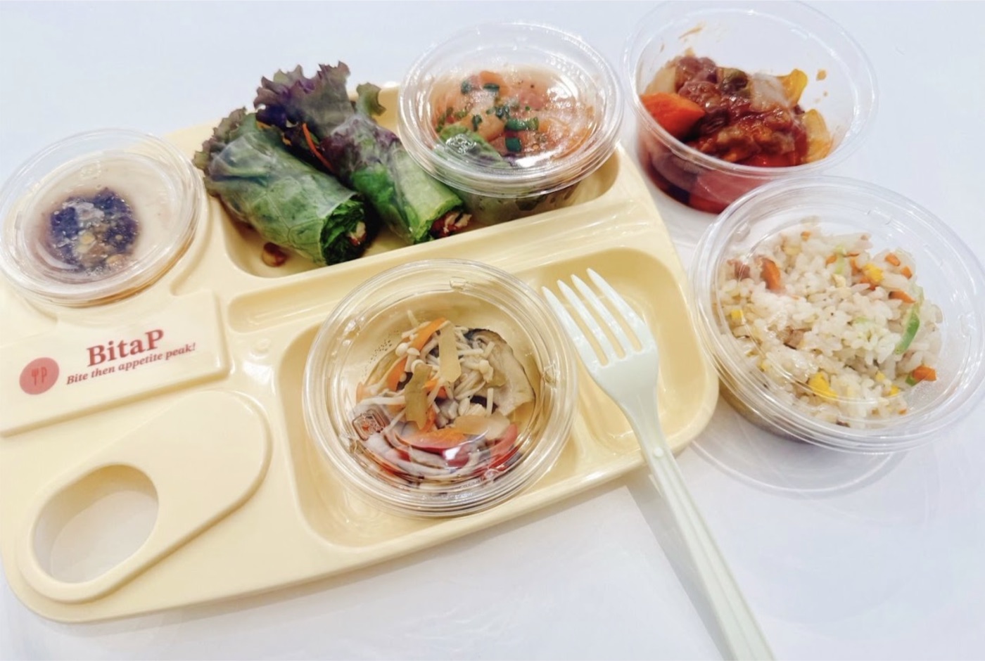 当日提供した中華料理のプレート